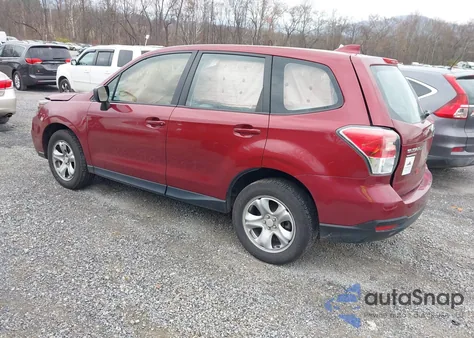 2018 Subaru Forester 2.5I z USA, uszkodzony, nr VIN JF2SJAAC6JH550991